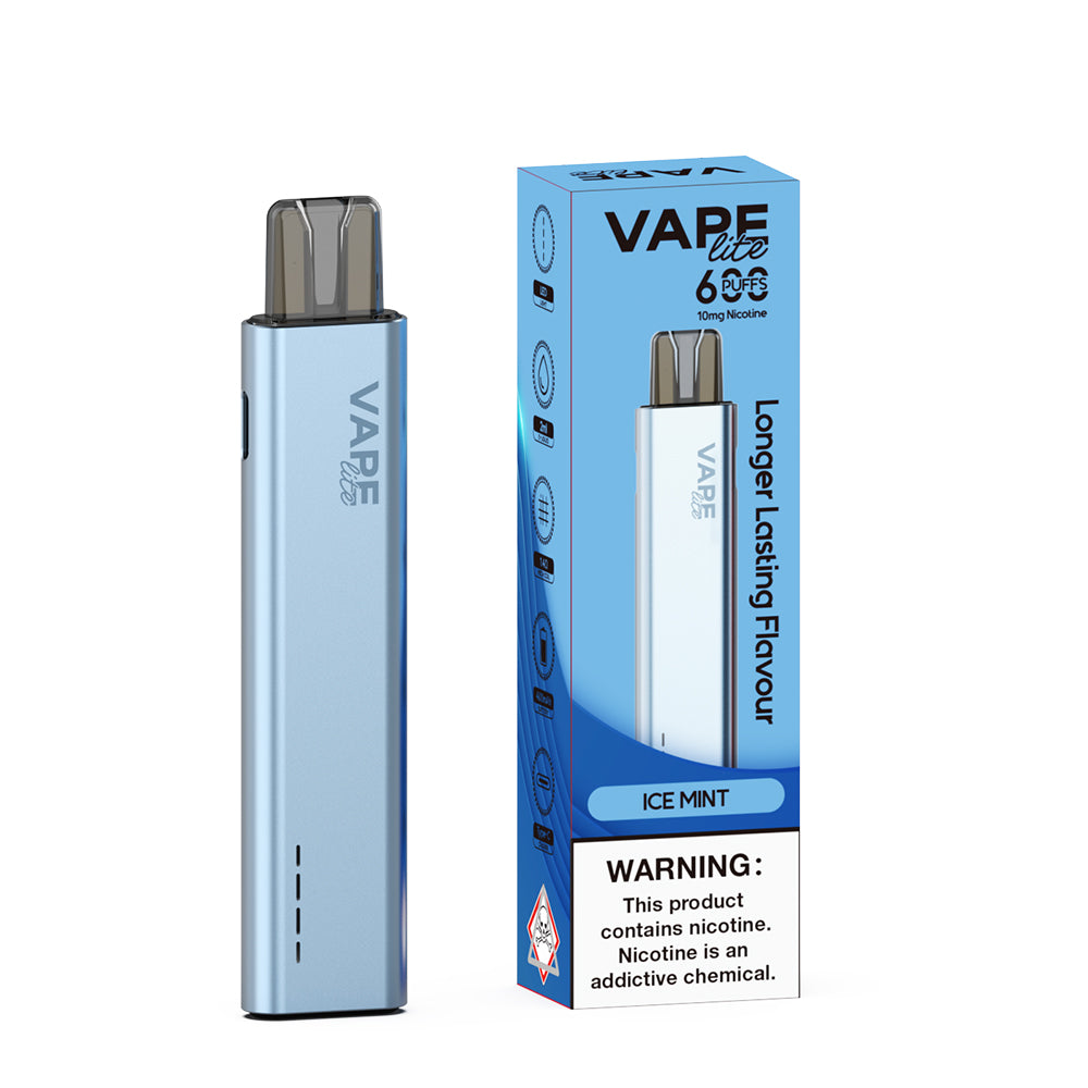 Vape Lite 600 Kit | 10mg Prefilled Pod Vape Kits UK Vape Lite 600 Kit | 10mg Prefilled Pod Vape Kits UK